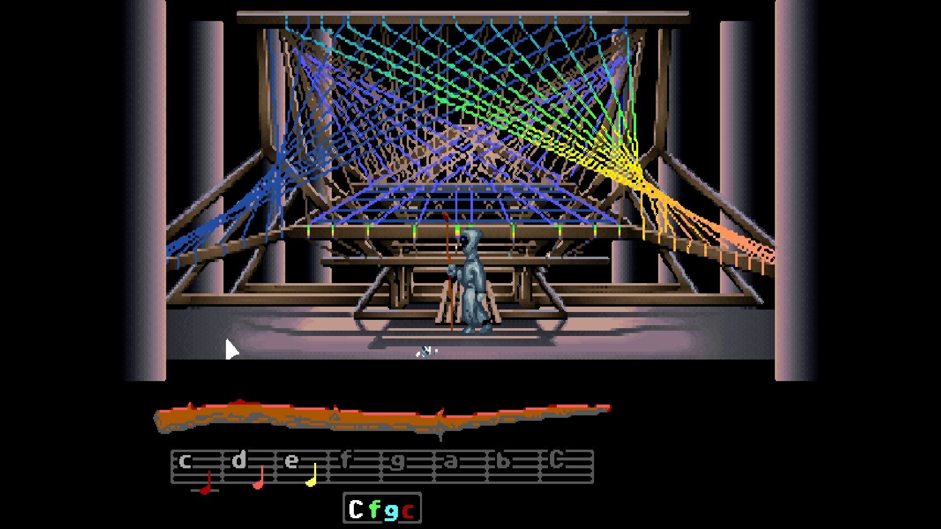 Remembering Loom, the adventure game designed to be completed
